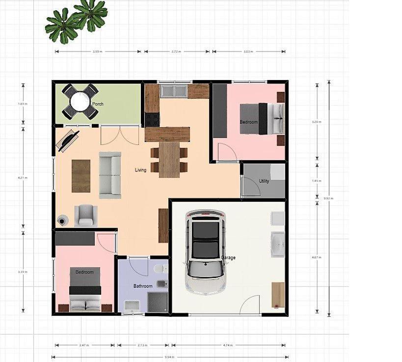 Las Palmeras - Ein Stueck Vom Paradies - Behagliches Haus Mit Pool Algodonales Exterior foto