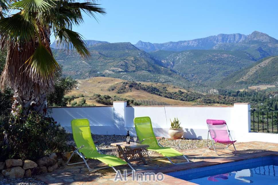 Las Palmeras - Ein Stueck Vom Paradies - Behagliches Haus Mit Pool Algodonales Exterior foto